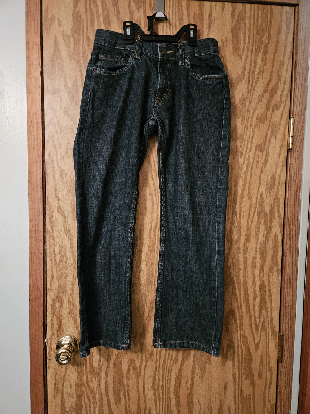 Levi 505 Women's Dark Blue Straight-Leg Jeans